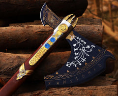 Leviathan Axe God of War Replica Kratos Axe Men Cosplay Wedding Gift for Husband Birthday Gift for Dad Anniversary Gift for Boyfrien