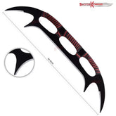 Star Trek Klingon stainless steel bat'leth replica with free stand