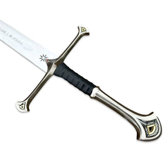Anduril Sword of Narsil The King Aragorn Lord of The Rings Sword With Wall Plaque & Scabbard