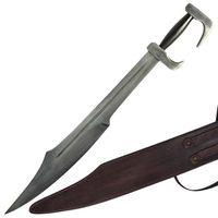 Official 300 Spartan sword replica with leather scabbard
