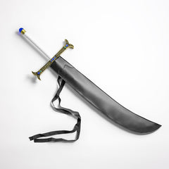 Dracule Mihawk Yoru greatsword replica with carbon steel blade and sheath