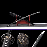 The Last Samurai handmade katana replica with black saya