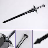 Kirito Dark Repulser Sword Art Online replica with black saya