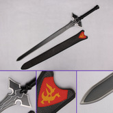 Kirito Sword Art Online long sword replica with black saya
