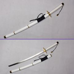 Touken Ranbu Ishikirimaru sword replica with white saya