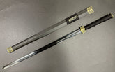Avatar Sokka Space Sword Jian replica in black carbon steel