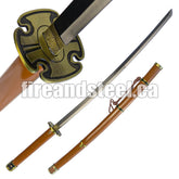 Sekiro Fushigiri Mortal Blade katana replica with wooden sheath