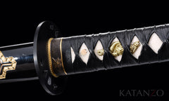 Kill Bill Bill Hattori Hanzo katana replica with black saya
