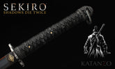 Sekiro Kusabimaru katana replica with detailed wooden scabbard