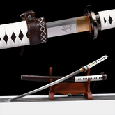 Michonne katana sword replica with black and white wrapped handle