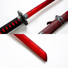 Sekiro Fushigiri Mortal Blade katana replica with wooden sheath
