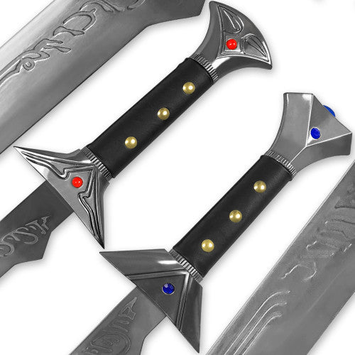 Dungeons & Dragons Drizzt Icingdeath and Twinkle scimitar replica set