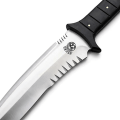 Leon Kennedy Resident Evil 4 knife replica with leather sheath