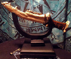 Supernatural Dean First Blade knife replica with wooden display stand