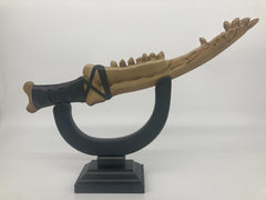 Supernatural Dean First Blade knife replica with wooden display stand