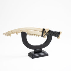Supernatural Dean First Blade resin replica with wooden display stand