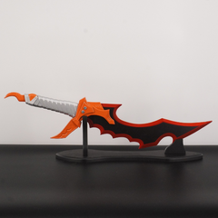 Dungeon Ascension Knight Killer metal dagger replica with rune-etched handle