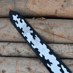 Black Clover Asta Demon Slayer Sword replica with dual-tone finish