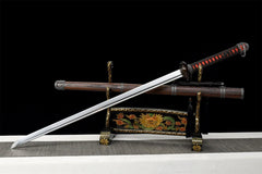 Sekiro Mortal Blade ninjato sword replica with rosewood sheath