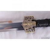 Sokka Avatar meteor sword replica with dark Jian blade and sheath