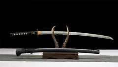 The Last Samurai Nathan Algren katana replica with black scabbard