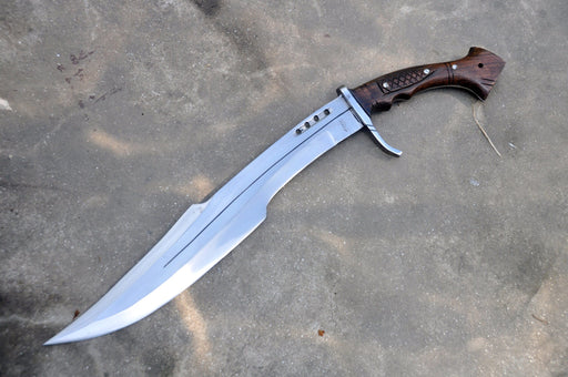 300 King Leonidas Spartan sword replica with curved sharpened blade
