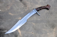 300 King Leonidas Spartan sword replica with curved sharpened blade