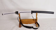 Michonne The Walking Dead katana replica with leather-wrapped scabbard