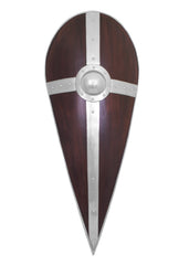 Norman historic European shield replica in a medieval style