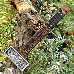 Hammer viking hammer blacksmith hammer engraved hammer viking gift for him Birthday Anniversary fathers day gift Viking costume hammer