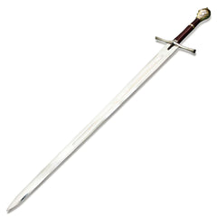 The Chronicles of Narnia King Peter Rhindon Sword Replica with Wooden Wall Plaque