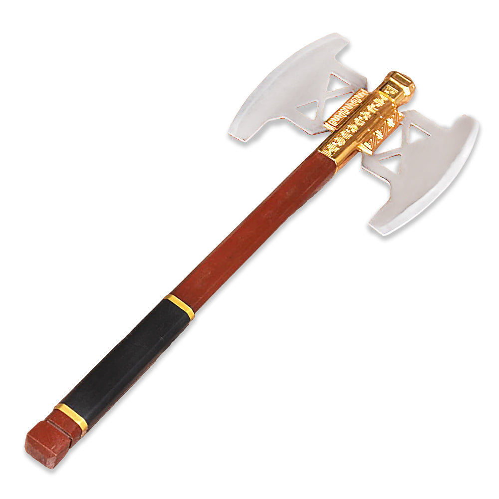 Bearded Axe of Gimli Prop Replica – Lord of the Rings Dwarven Double-Bladed Battle Axe