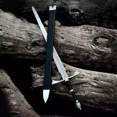 Dark Sister Sword Replica | Targaryen Inspired Fantasy Longsword | Stainless Steel Blade
