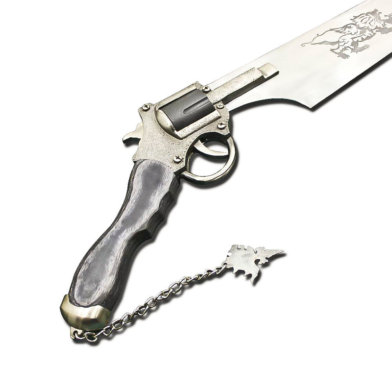 FFVIII Squall Revolver Gunblade Replica - detail close-up