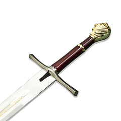 The Chronicles of Narnia King Peter Rhindon Sword Replica with Wooden Wall Plaque