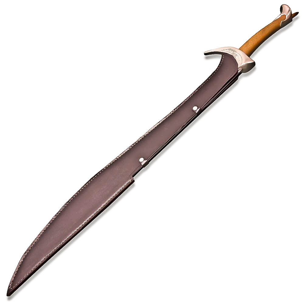 The Hobbit Thorin Oakenshield Orcrist Elven Sword Replica with Leather Sheath