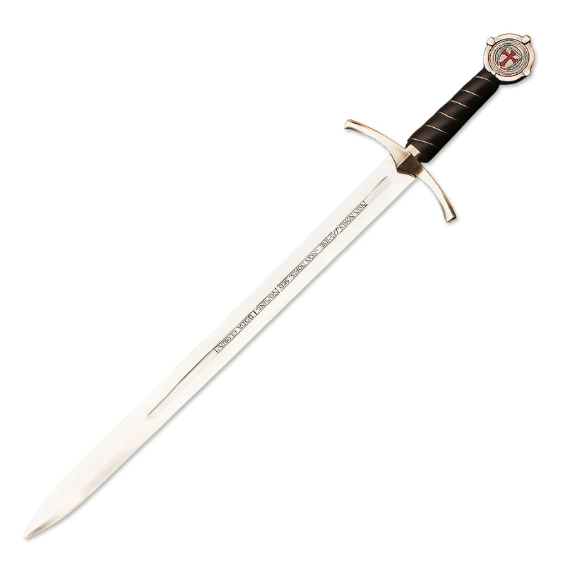 Templar Knight Sword Replica - Medieval Fantasy - detail close-up