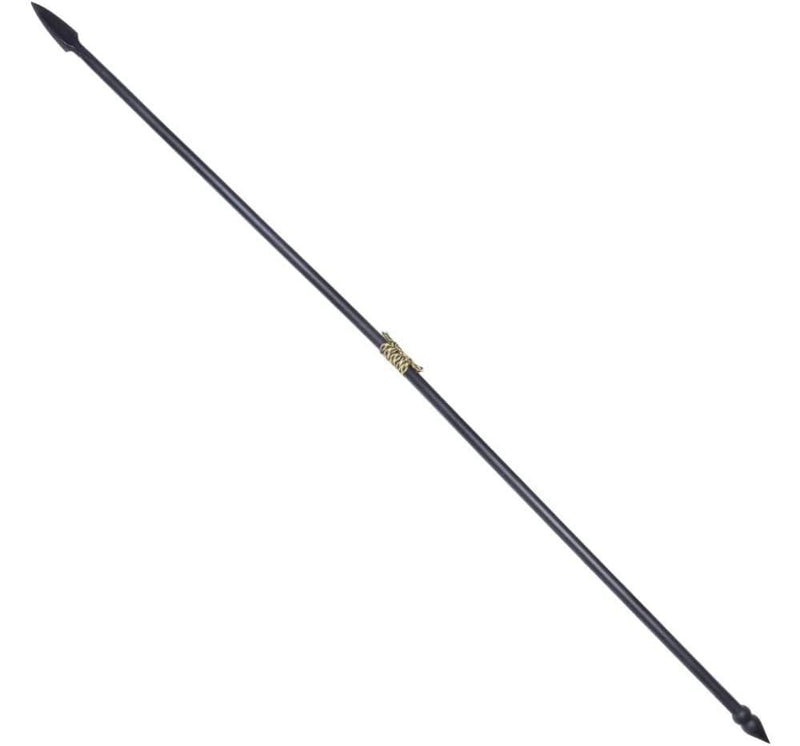 Full-scale 300 Spartan warrior spear replica with carbon steel blade