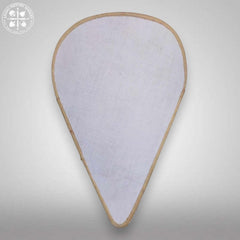 Curved medieval Rus kite shield replica with linen covering