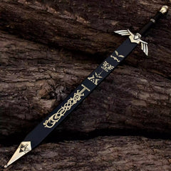 Legend of Zelda Master Sword Replica, Handmade Link Sword, Stainless Steel Fantasy Display Sword, Movie Sword Replica, Cosplay Collectible