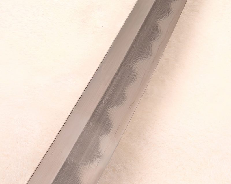 Michonne The Walking Dead katana replica with leather-wrapped scabbard