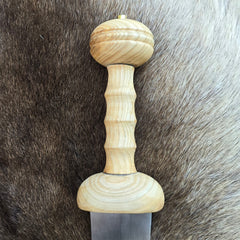 Mainz type Roman gladius sword replica with a sharp steel blade