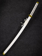One Piece Zoro Wado Ichimonji katana replica with white saya