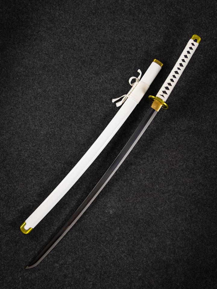 One Piece Zoro Wado Ichimonji katana replica with white saya