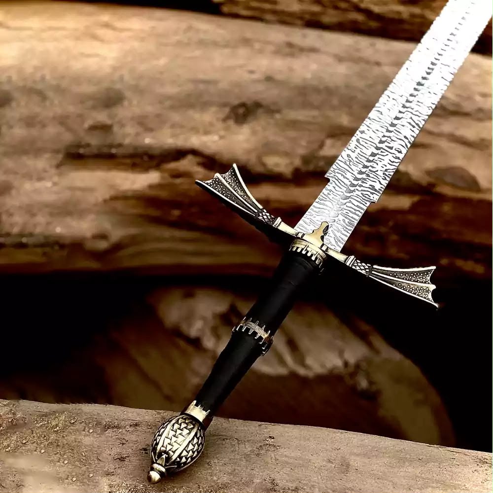 Dark Sister Sword Replica | Targaryen Inspired Fantasy Longsword | Stainless Steel Blade
