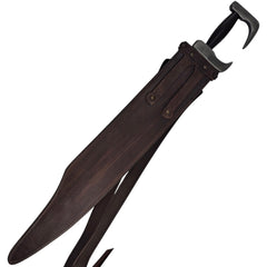 Official 300 Spartan sword replica with leather scabbard