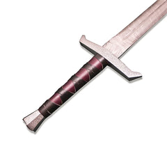 King Arthur Excalibur Movie Replica Damascus Steel Sword with Sheath
