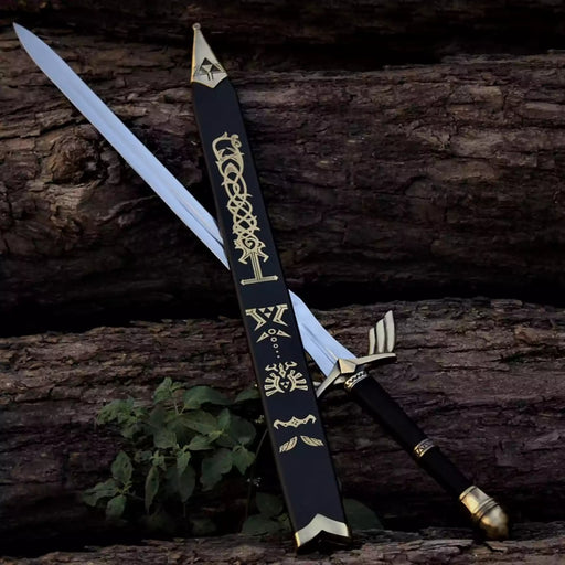 Zelda Master Sword Replica - Link Stainless Steel - alternate angle