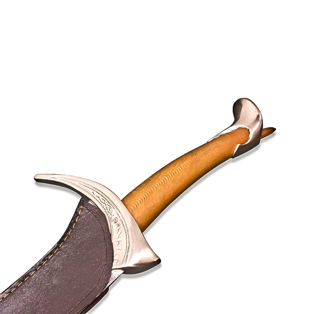 The Hobbit Thorin Oakenshield Orcrist Elven Sword Replica with Leather Sheath