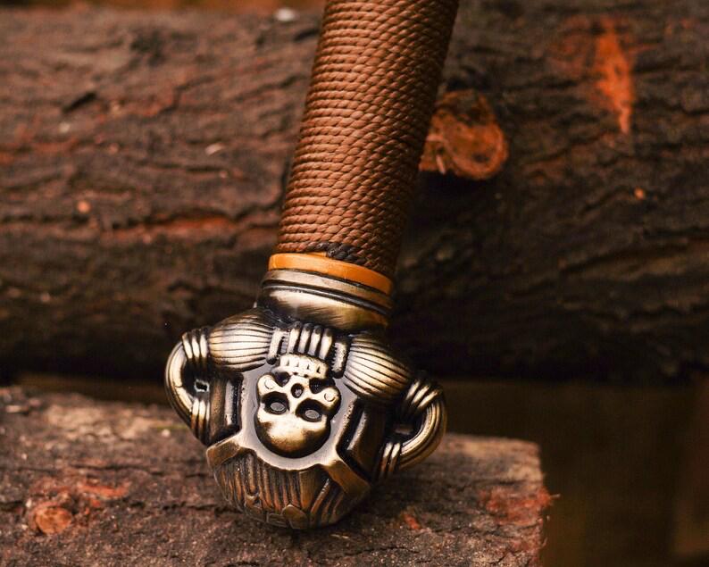 Handmade Atlantean Sword | Conan the Barbarian Replica | Fantasy Broadsword | LARP Cosplay Prop | Groomsmen Gift for Him Halloween Costume
